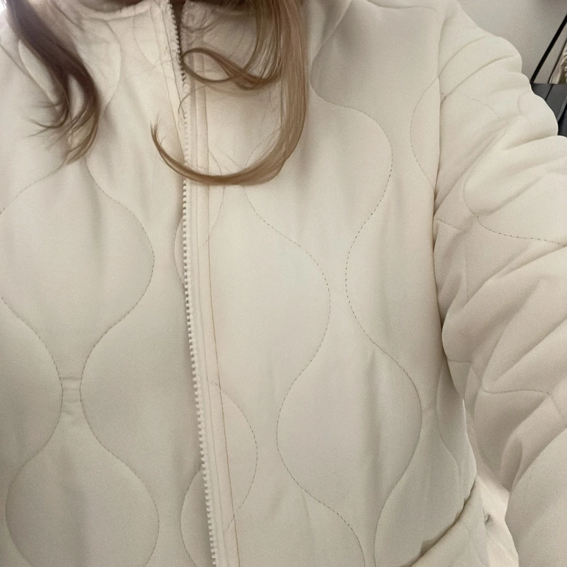 Vit quiltad jacka - 2