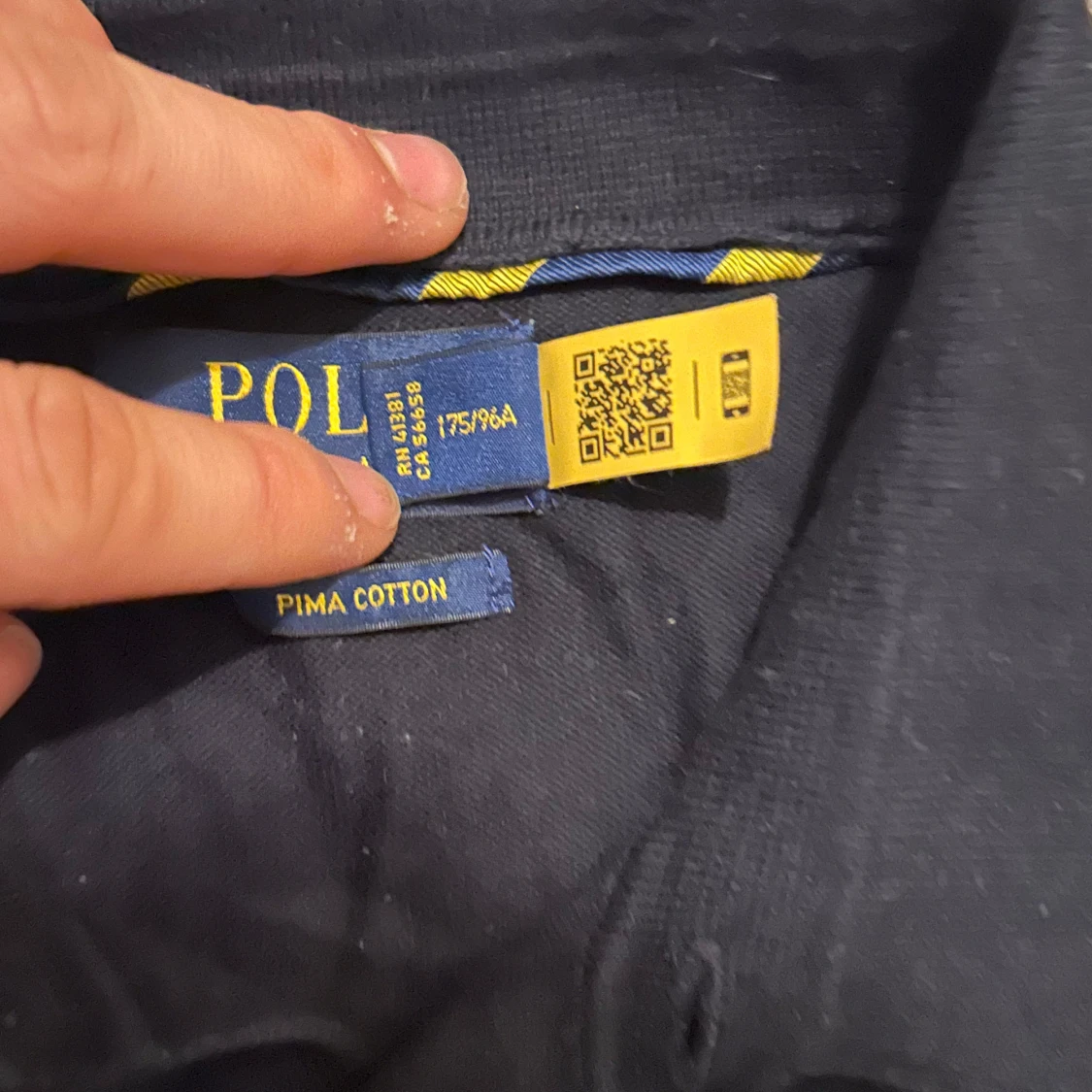 Mörkblå pikétröja från Polo Ralph Lauren - 1