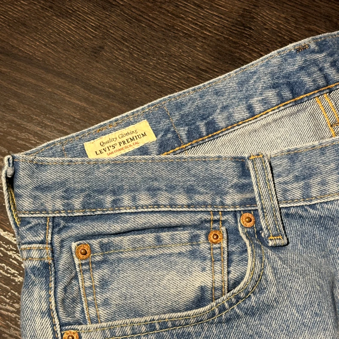 Levis 501 ljusblå jeans - 1