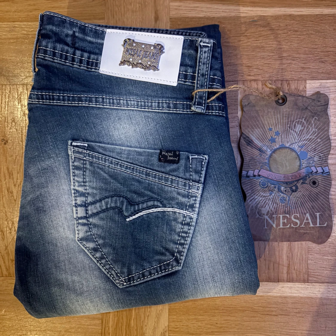 Lågmidjade jeans  - 4