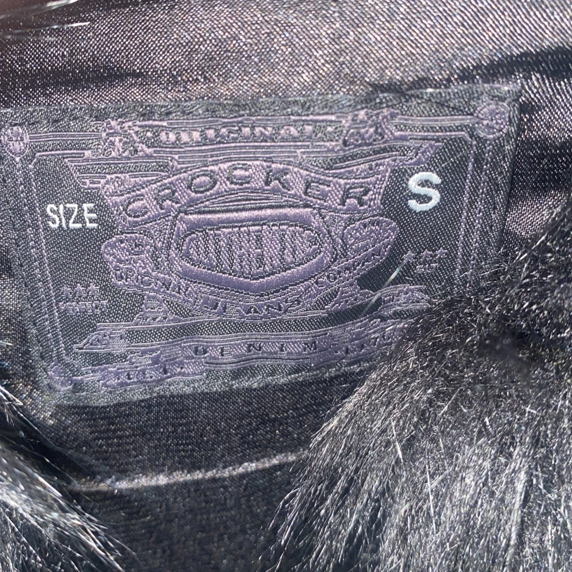 Svart fuskpälsjacka från Crocker - 1