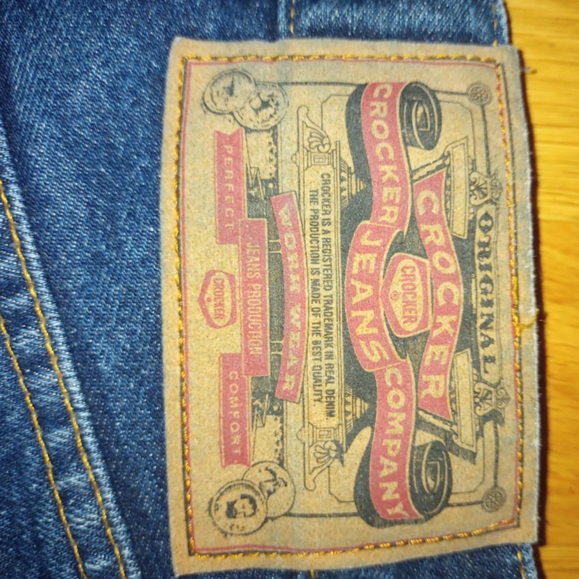 Blå jeansbyxor från Crocker Jeans Company - 3