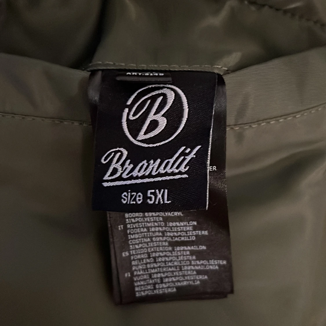 Olivgrön bomberjacka från Brandit 5XL - 3