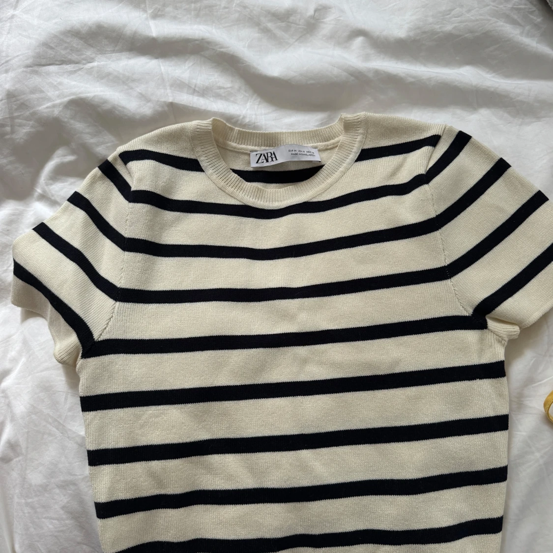 Randig croppad topp från Zara M - 3