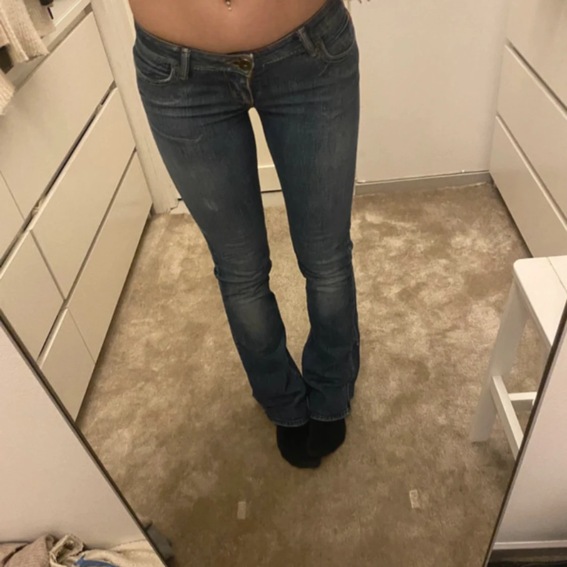 Miss Sixty blå bootcut jeans - 1