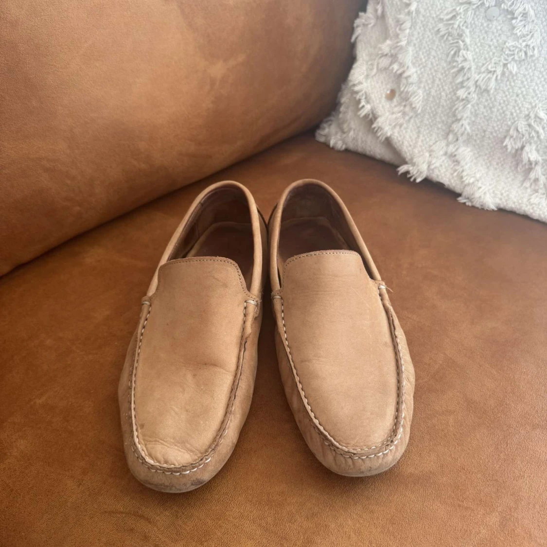 Beige mockaloafers från Wisconsin - 1