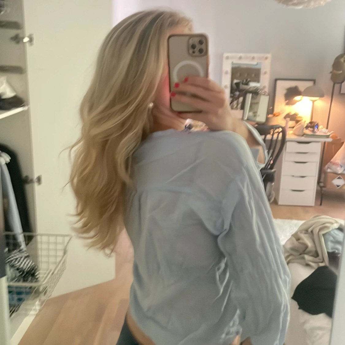 Fin blå Zara skjorta/blus - 2