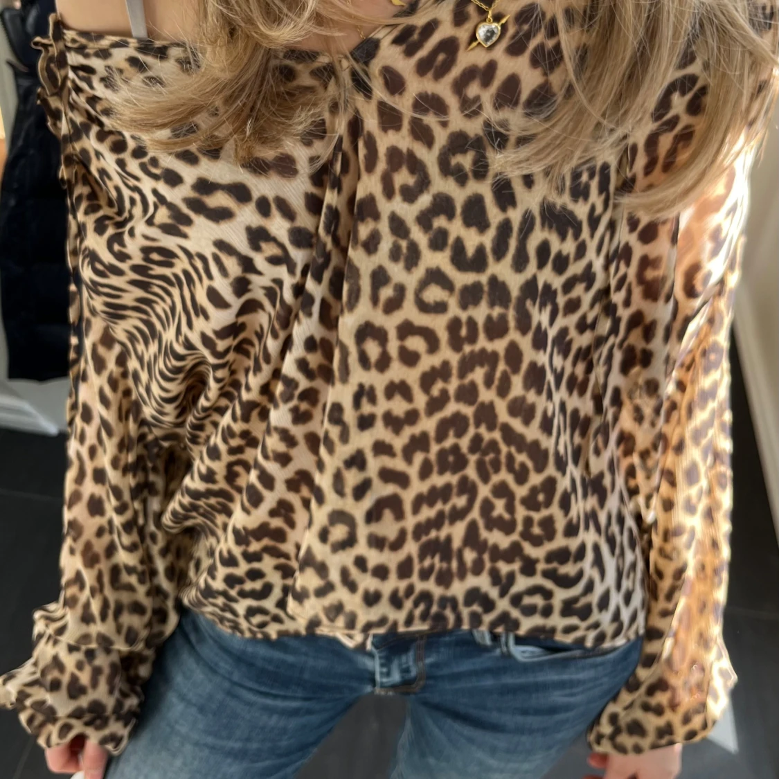 Blus i leopardprint - 2