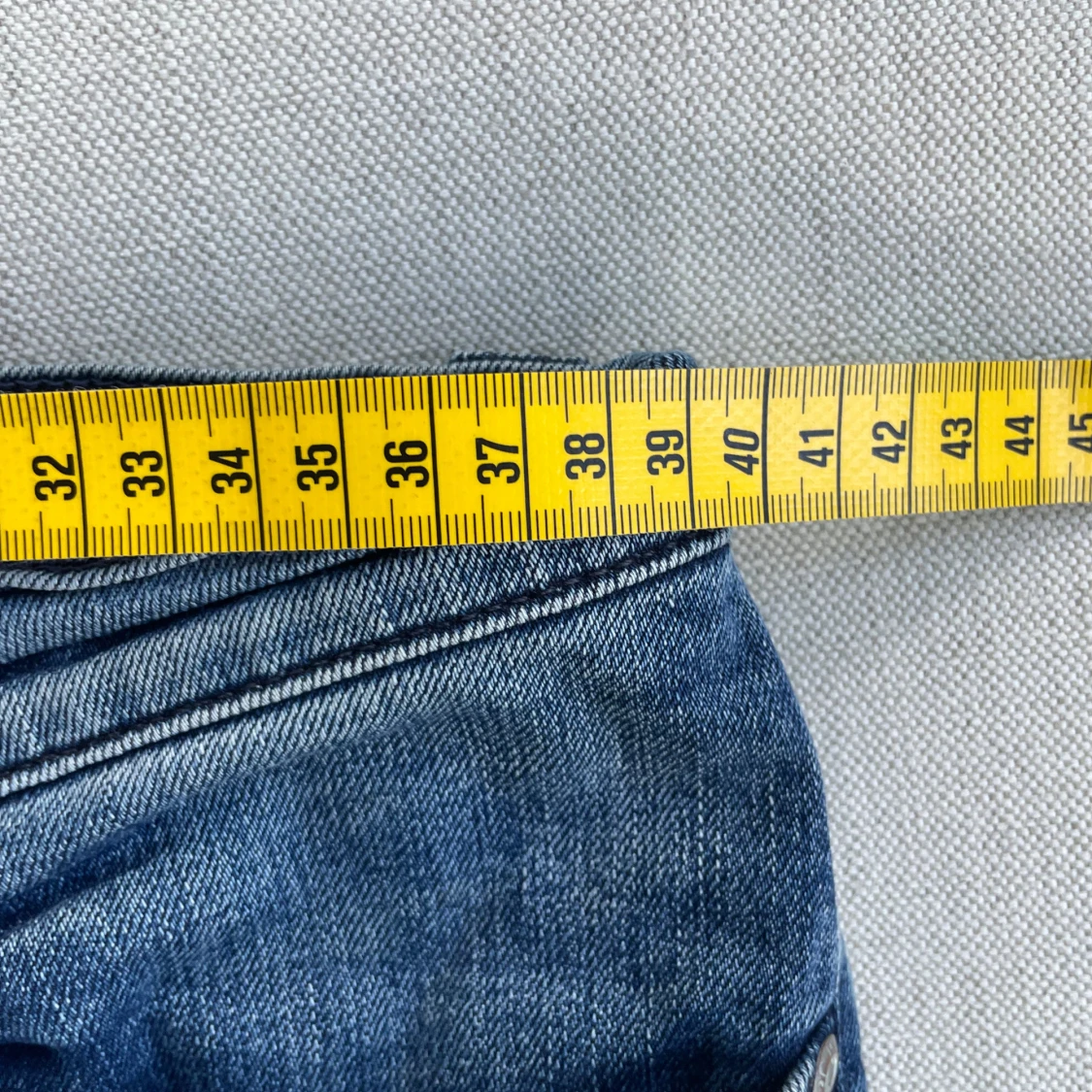 Blå jeansshorts  - 2