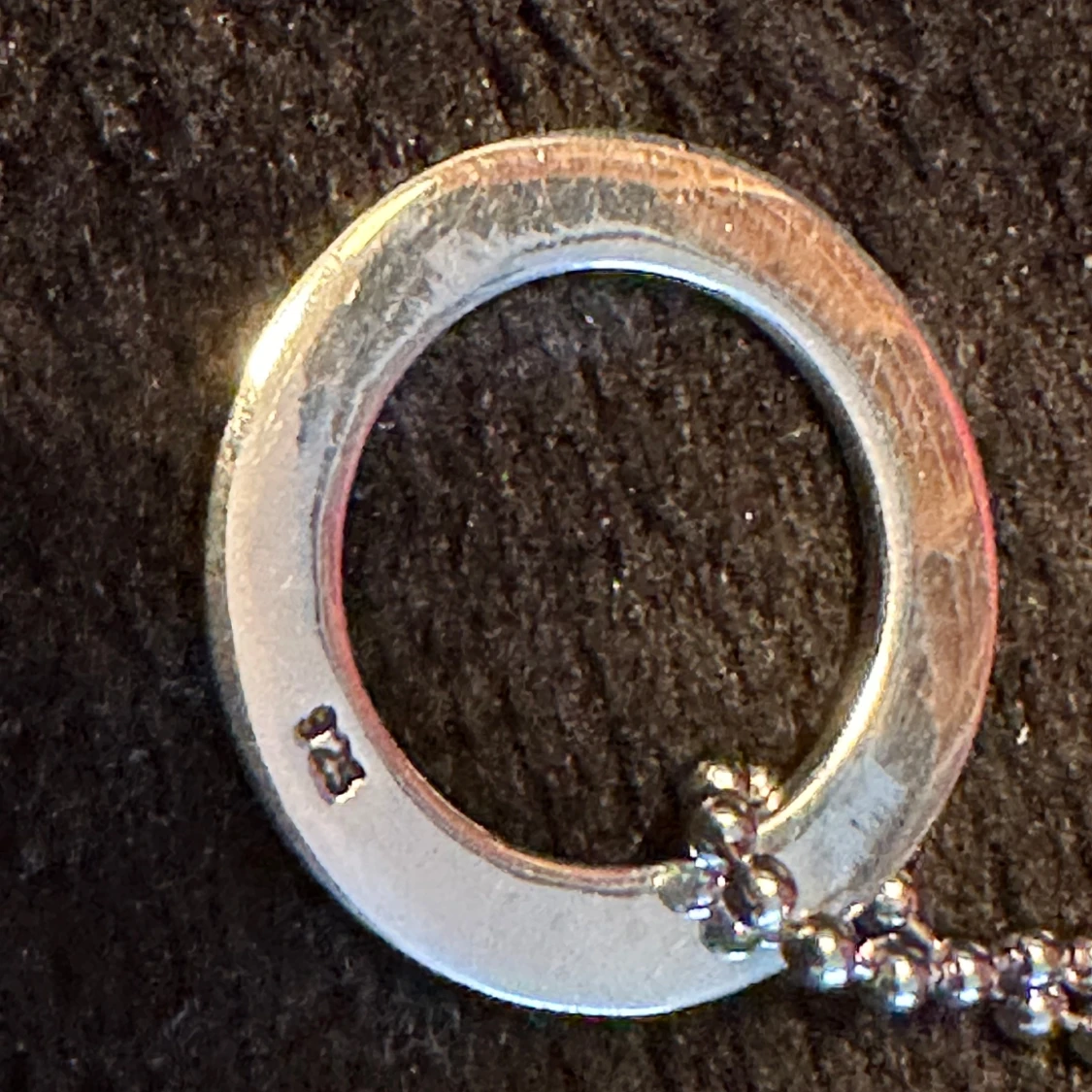 Nytt halsband med 925 sterling silver - stämplat - hänge m texten "Storebror" Butikspris 399 kronor  - 3