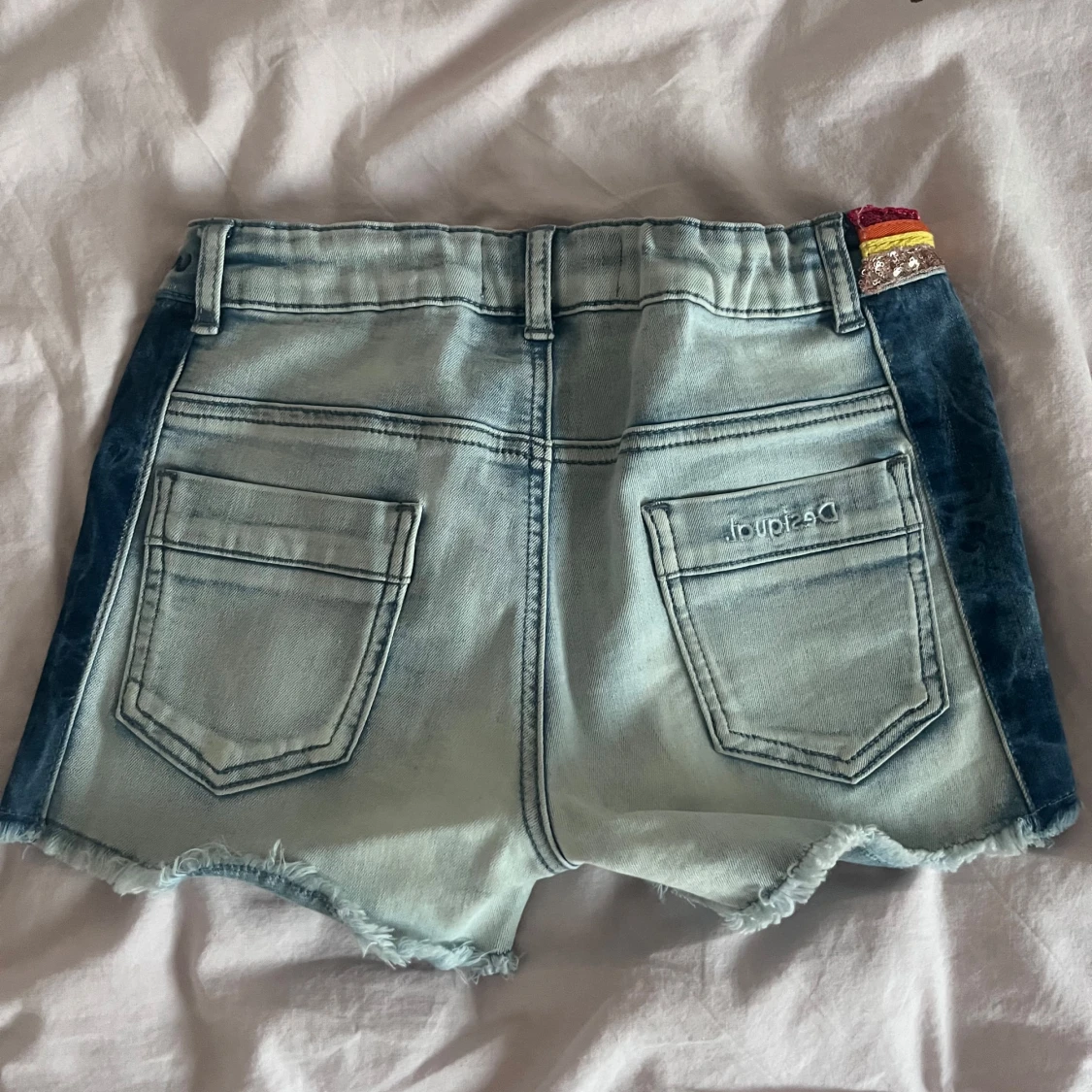 Low waist jeans shorts - 1