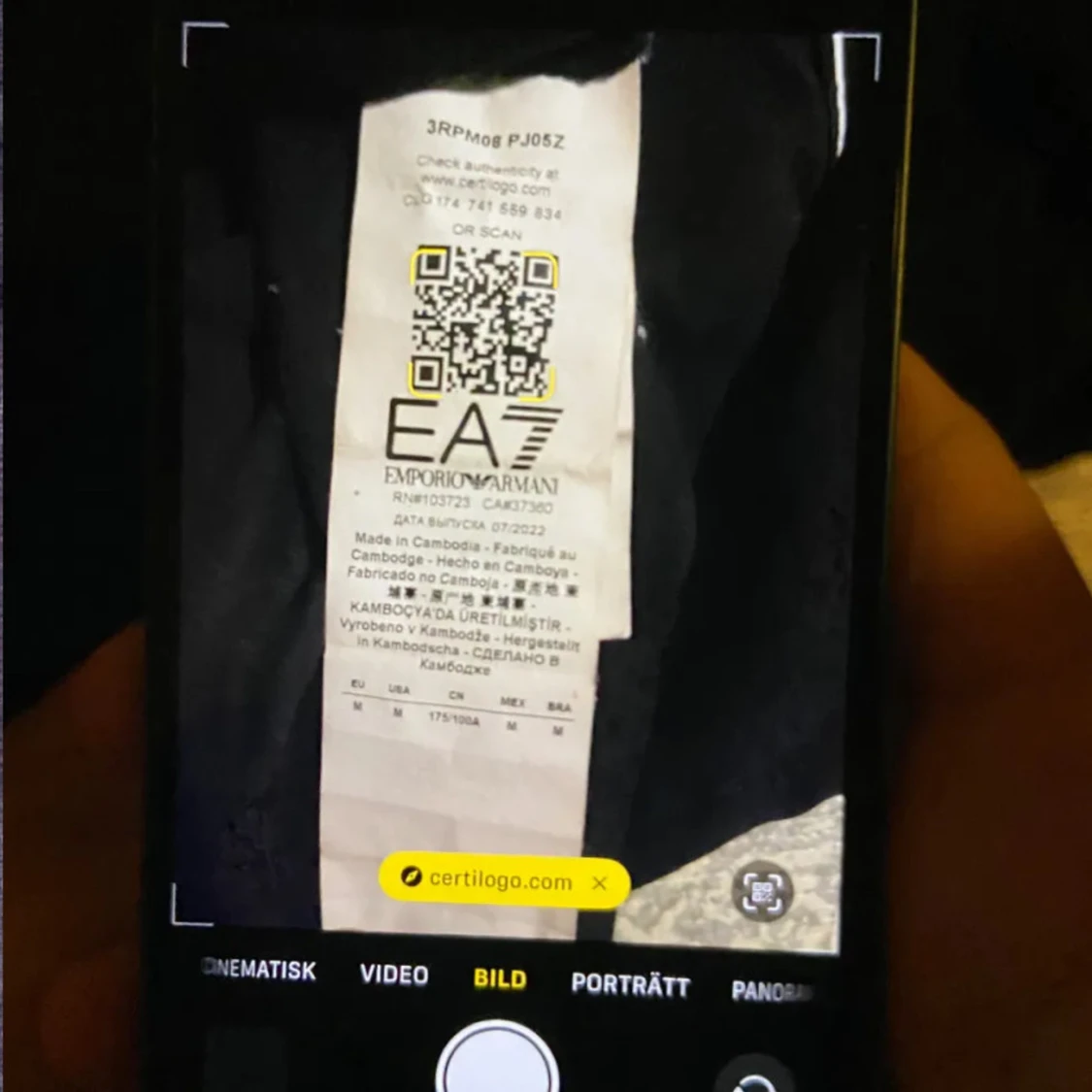 Svart långärmad tröja från EA7 Emporio Armani - 2