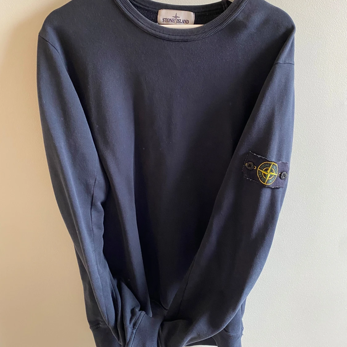 Mörkblå sweatshirt från Stone Island - 1
