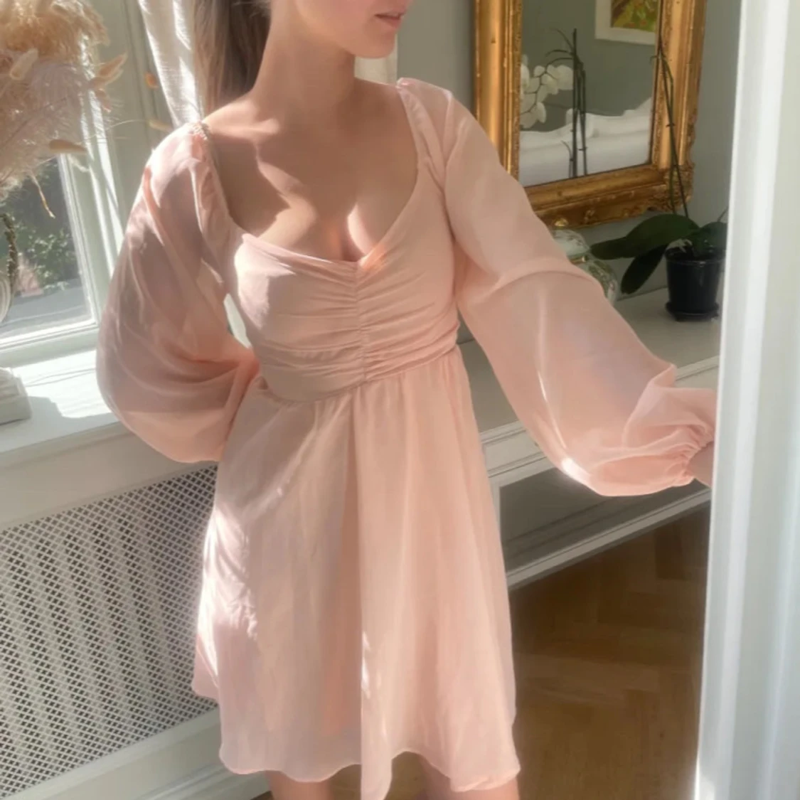 Ljusrosa miniklänning!