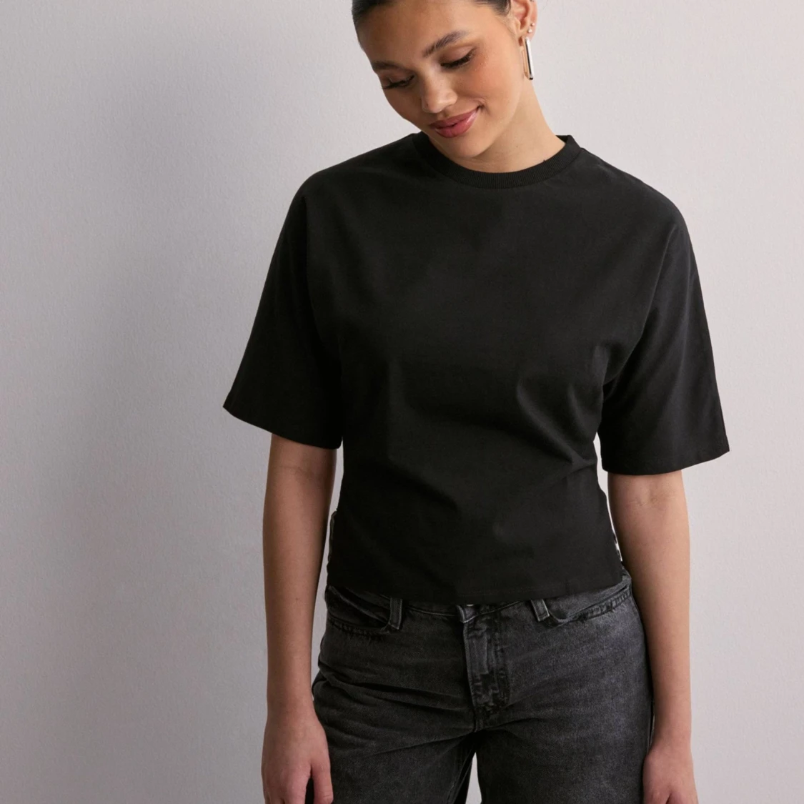 Open back tie tee  - 1