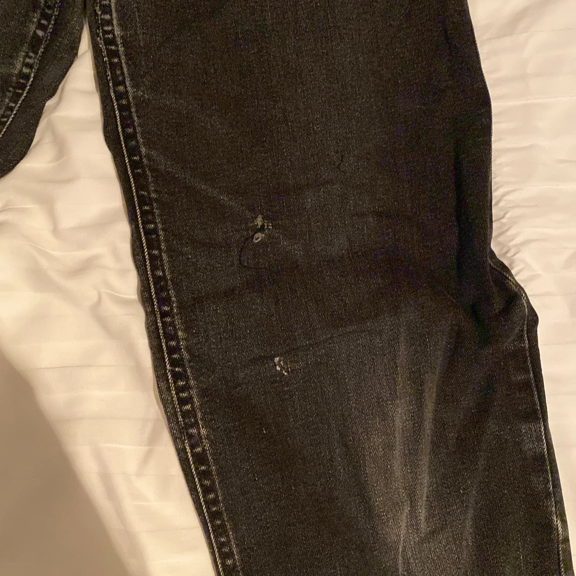 Svarta jeansbyxor från Lindex - 3