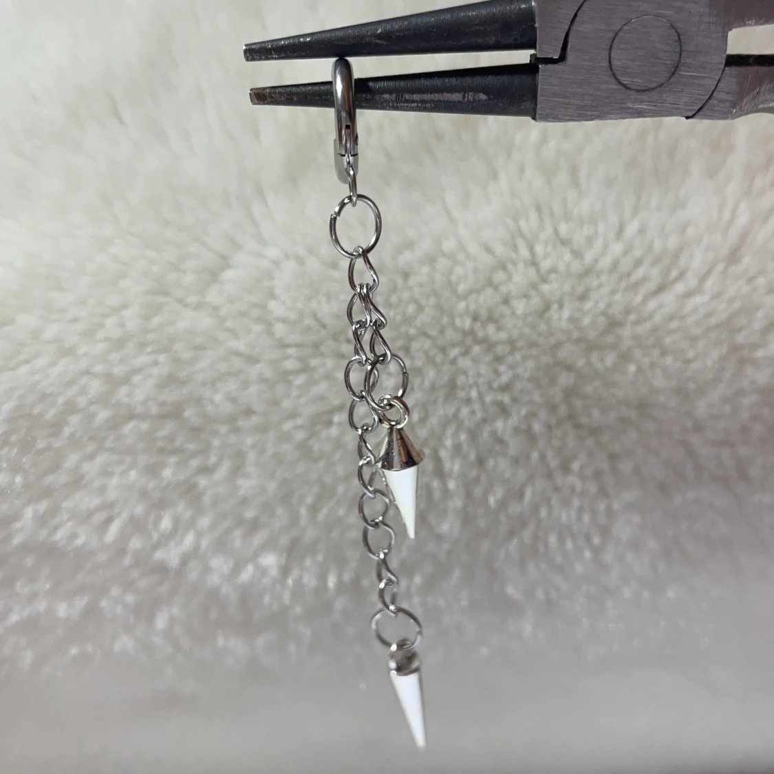 Chain stud earrings - 90