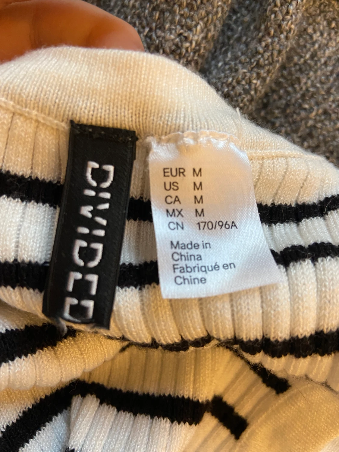 Randig klänning  - 90