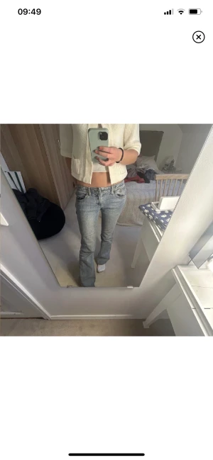 Lågmidjade brandy jeans  - Lågmidjade bootcut jeans från brandy köpta på plick, nyskick. 