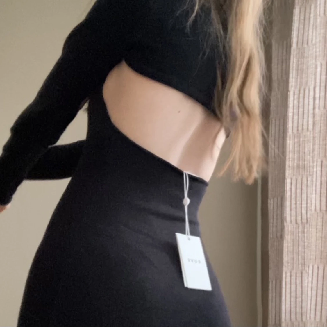 Svart mini klänning - 91