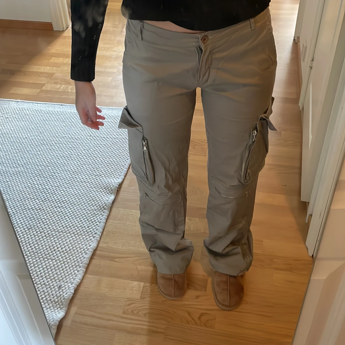 Lågmidjade cargopants