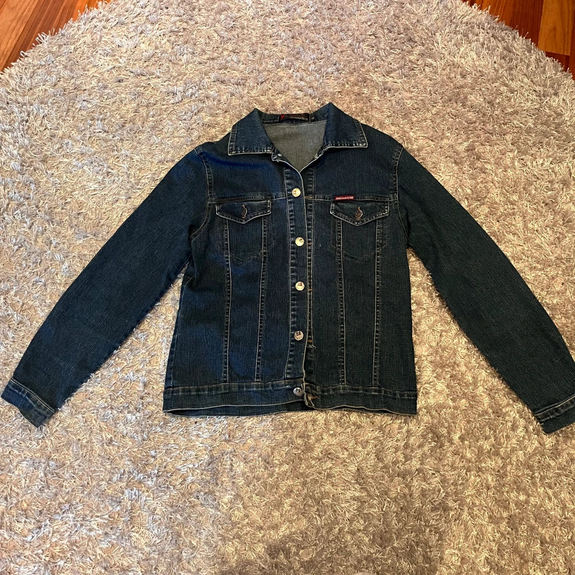 Mörkblå jeansjacka  - 90