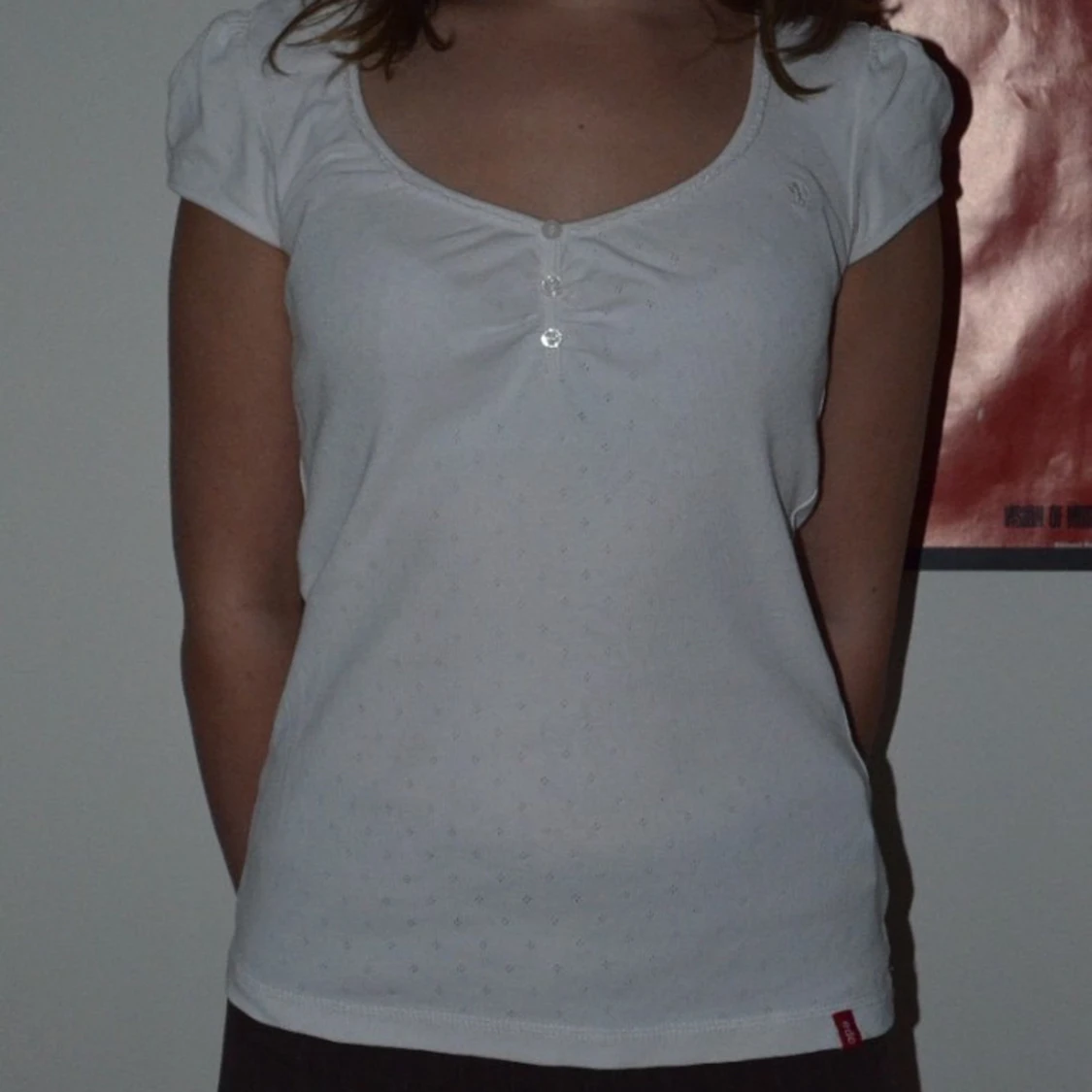 Jättegullig kortärmad blus 