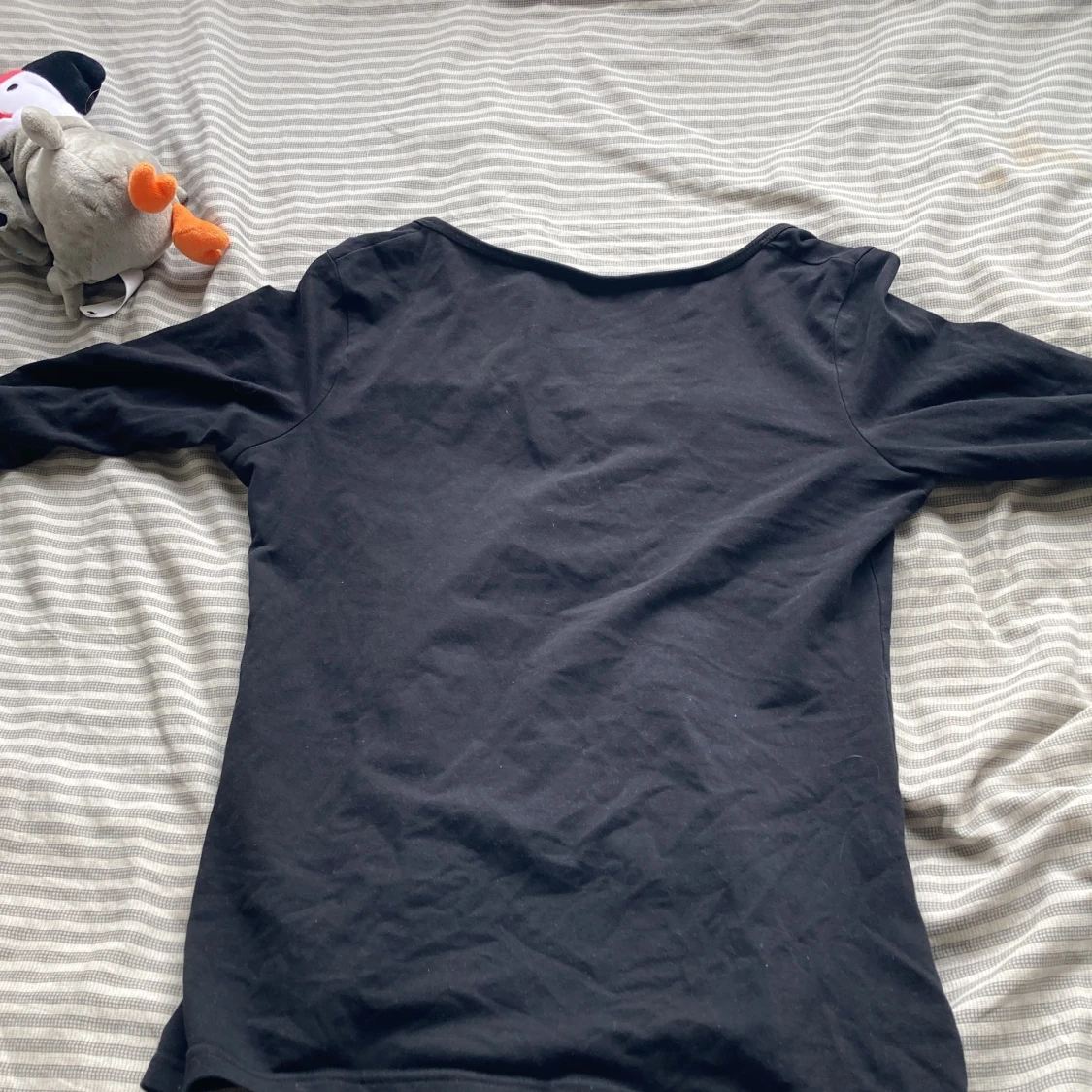 Svart långärmad tröja  - 90