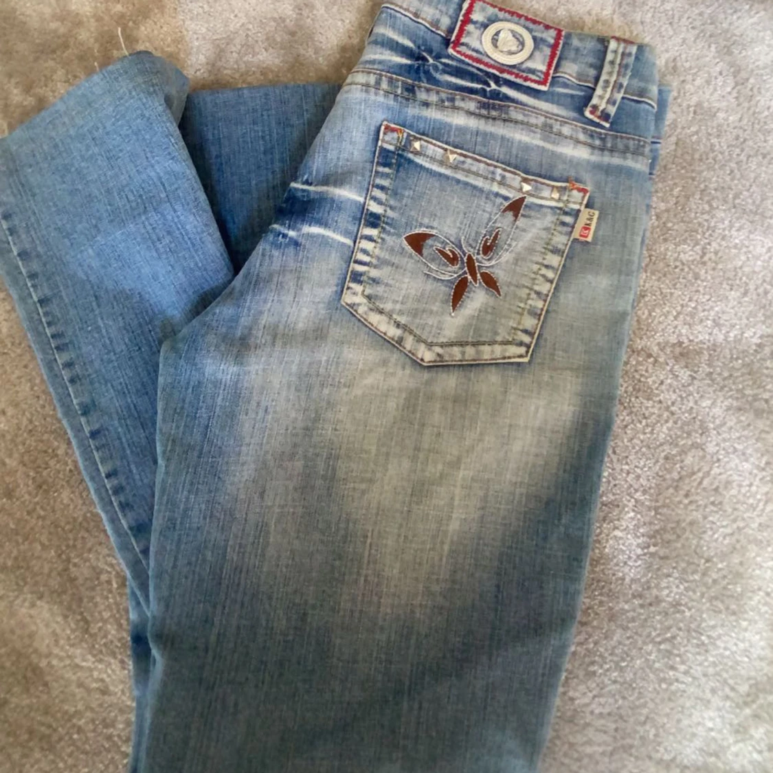 Lågmidjade jeans - 90