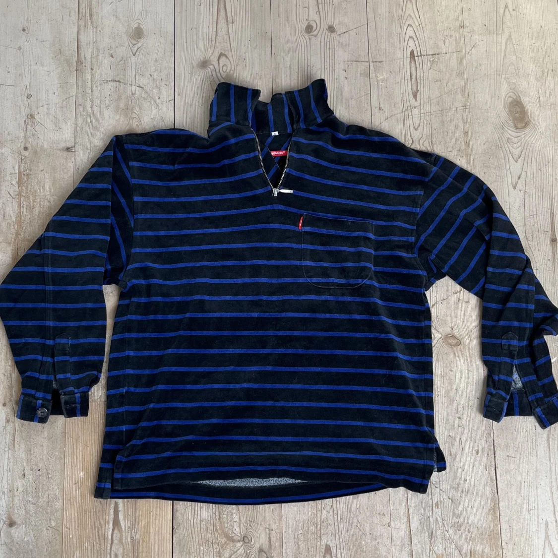 Randig oversized sweatshirt