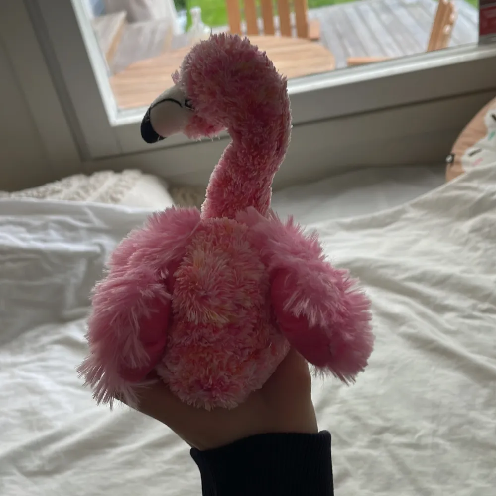  Rosa fluffig flamingo inte blivit använt så mycket . Övrigt.