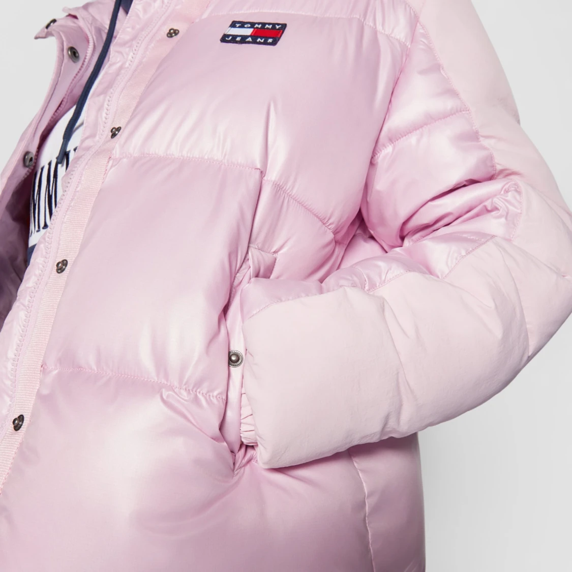 TONAL BADGE PUFFER - vinterjacka- french orchid  - 90