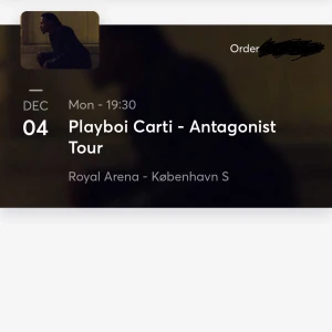 Playboi Carti Biljet - Hej säljer min playboi carti biljet det är en ståplats 