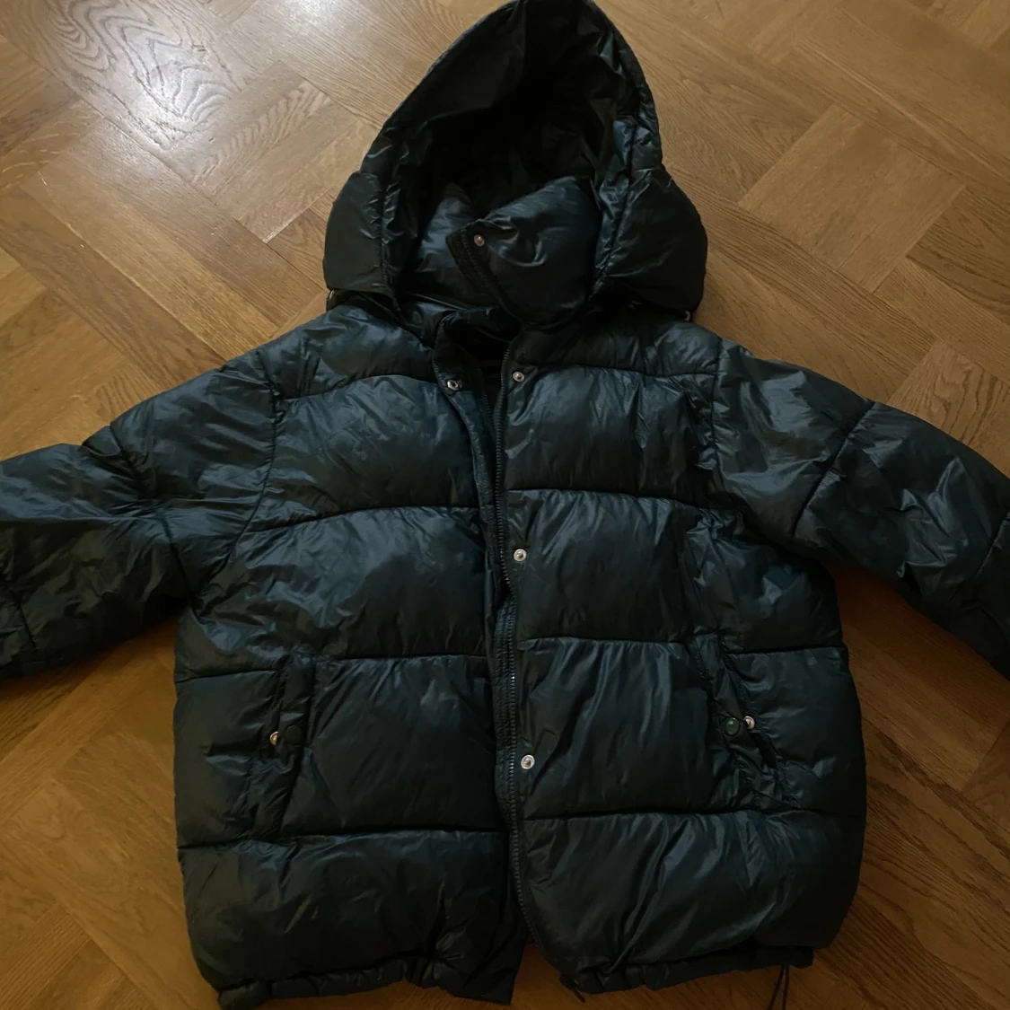 Grön bikbok pufferjacka  - 90