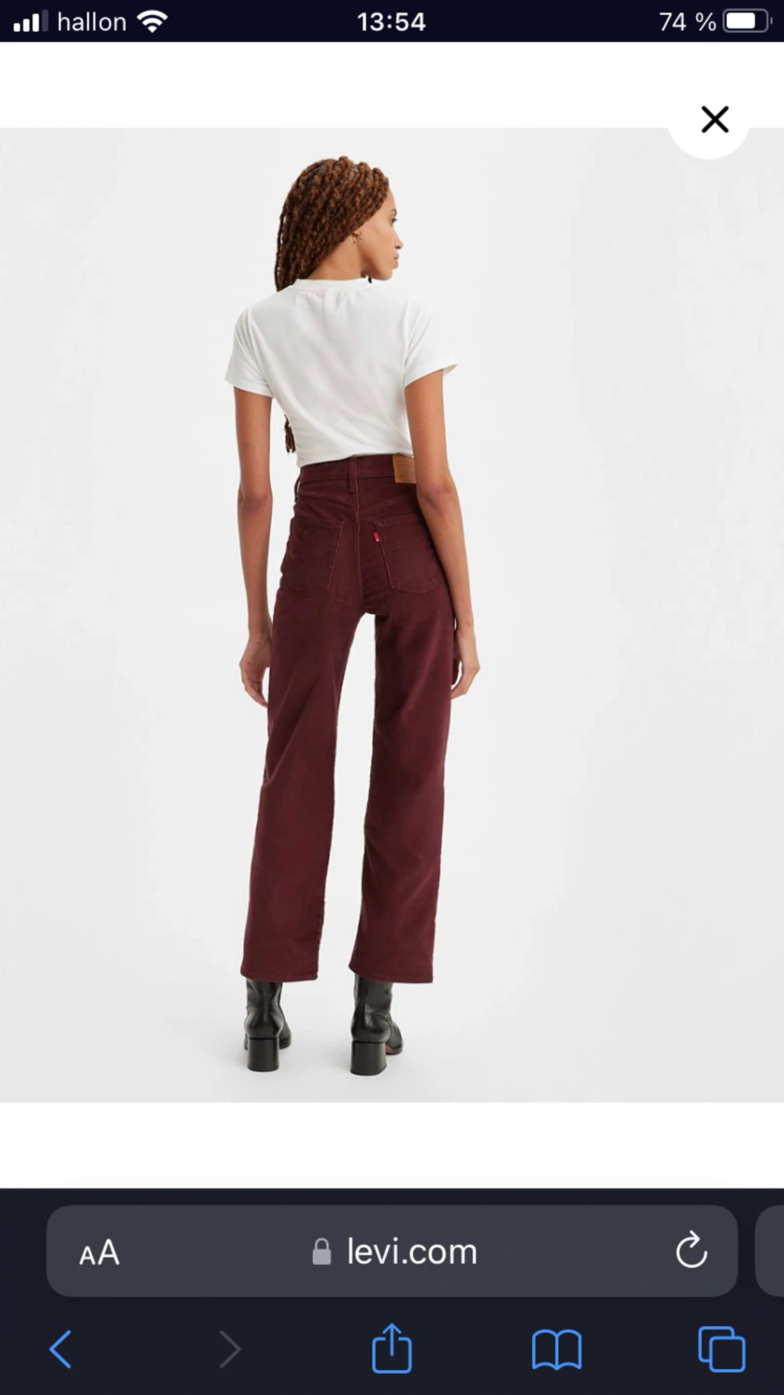 Levis ribcage straight  - 90