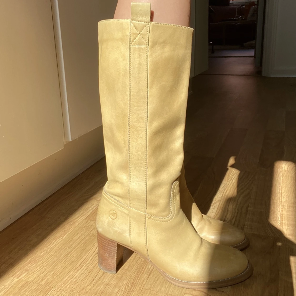 Gula/beigea boots - 90