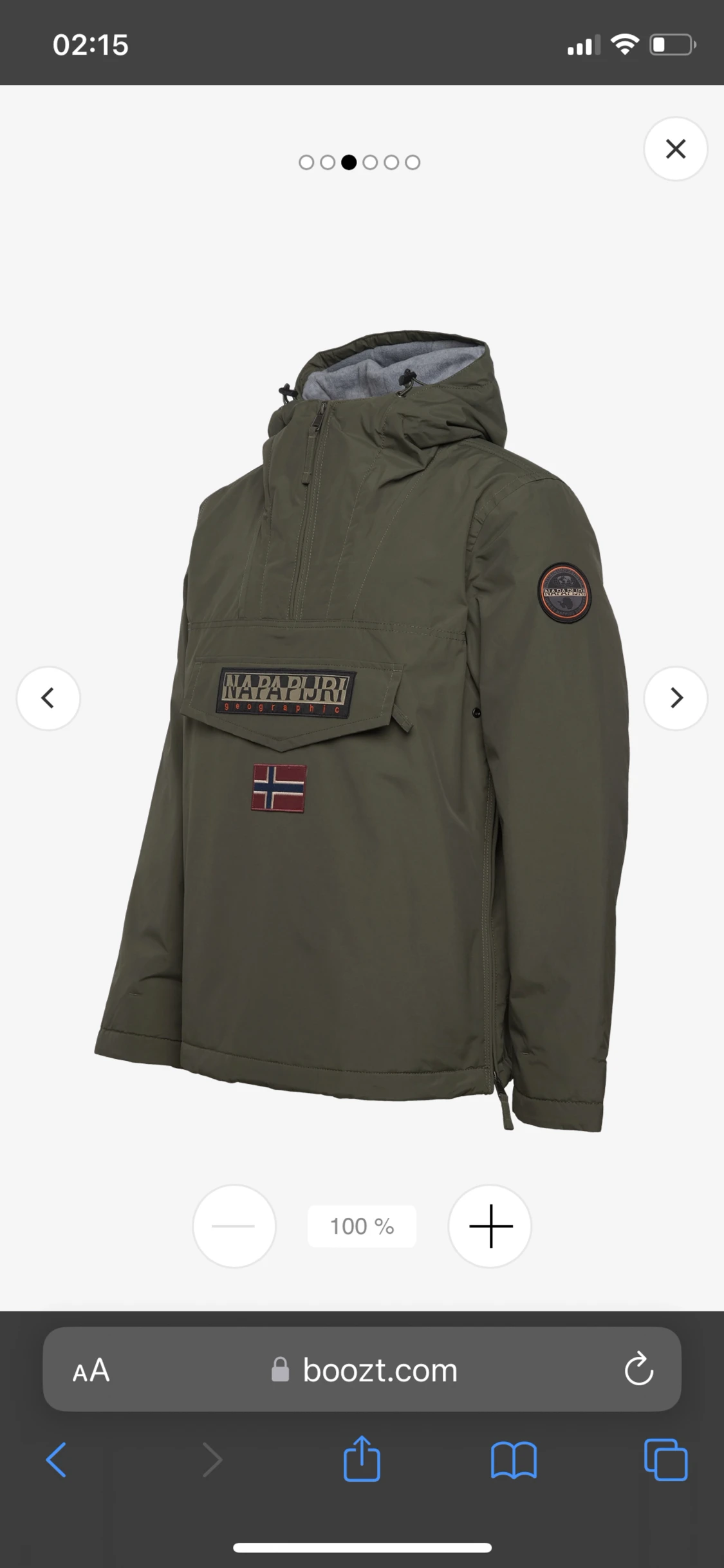 Tjock Napapijiri vindjacka - 90