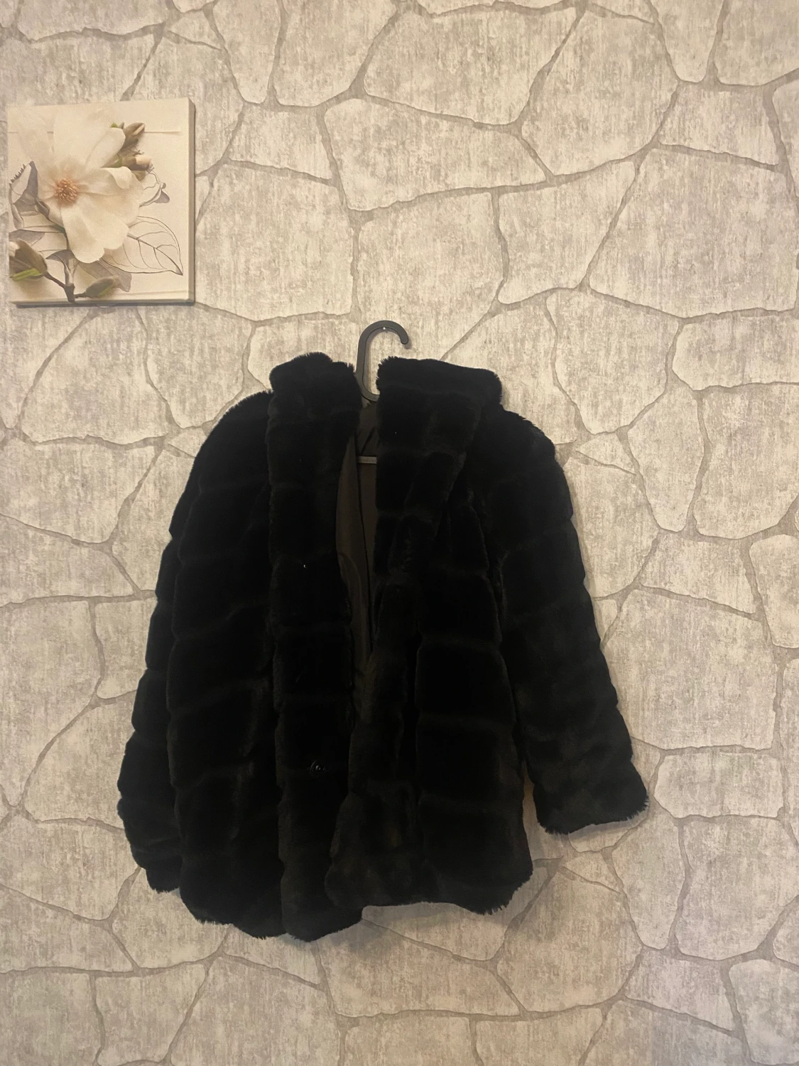 Pälsjacka gold&silver