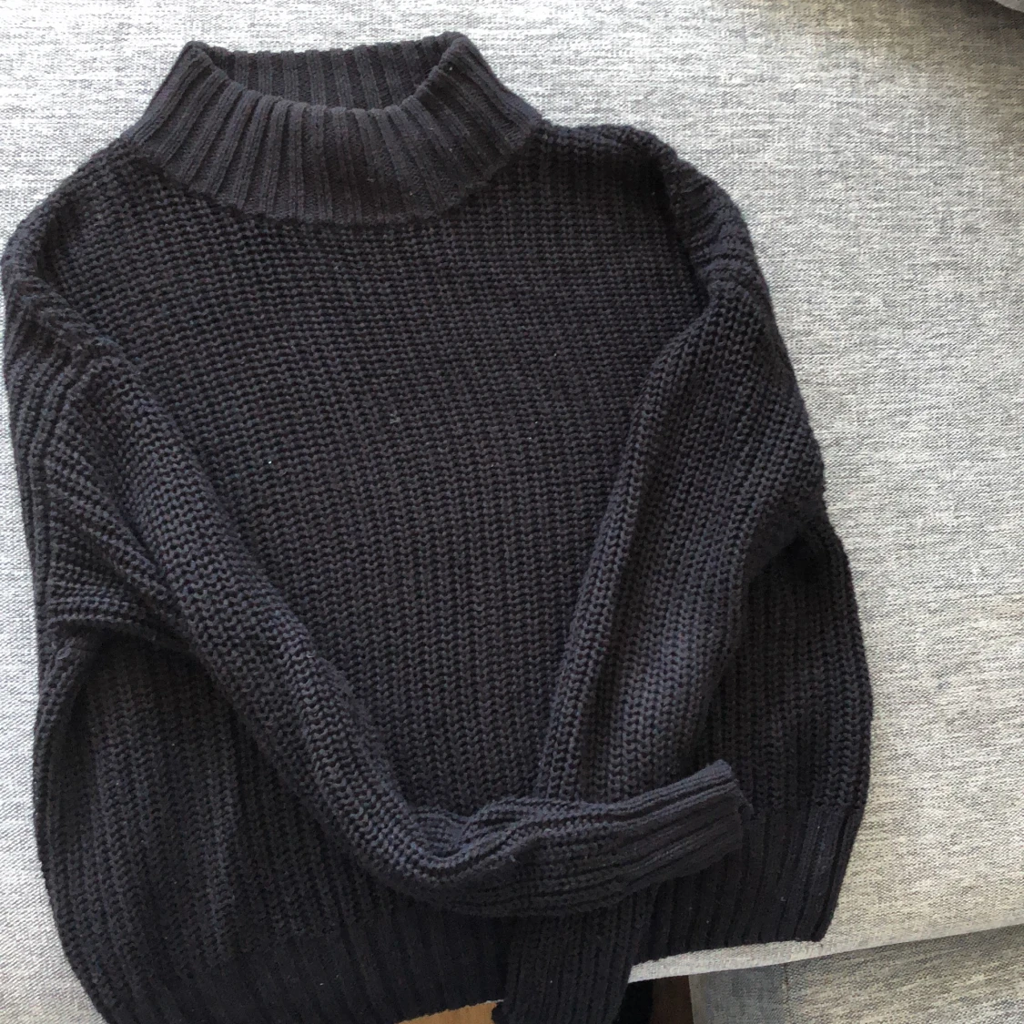 Svart stickad tröja från Hm!