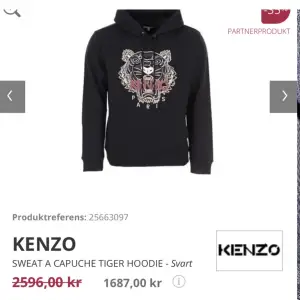 helt ny kenzo hoodie, säljer då den inte riktigt är i min stil. Nypris 1687 på rea