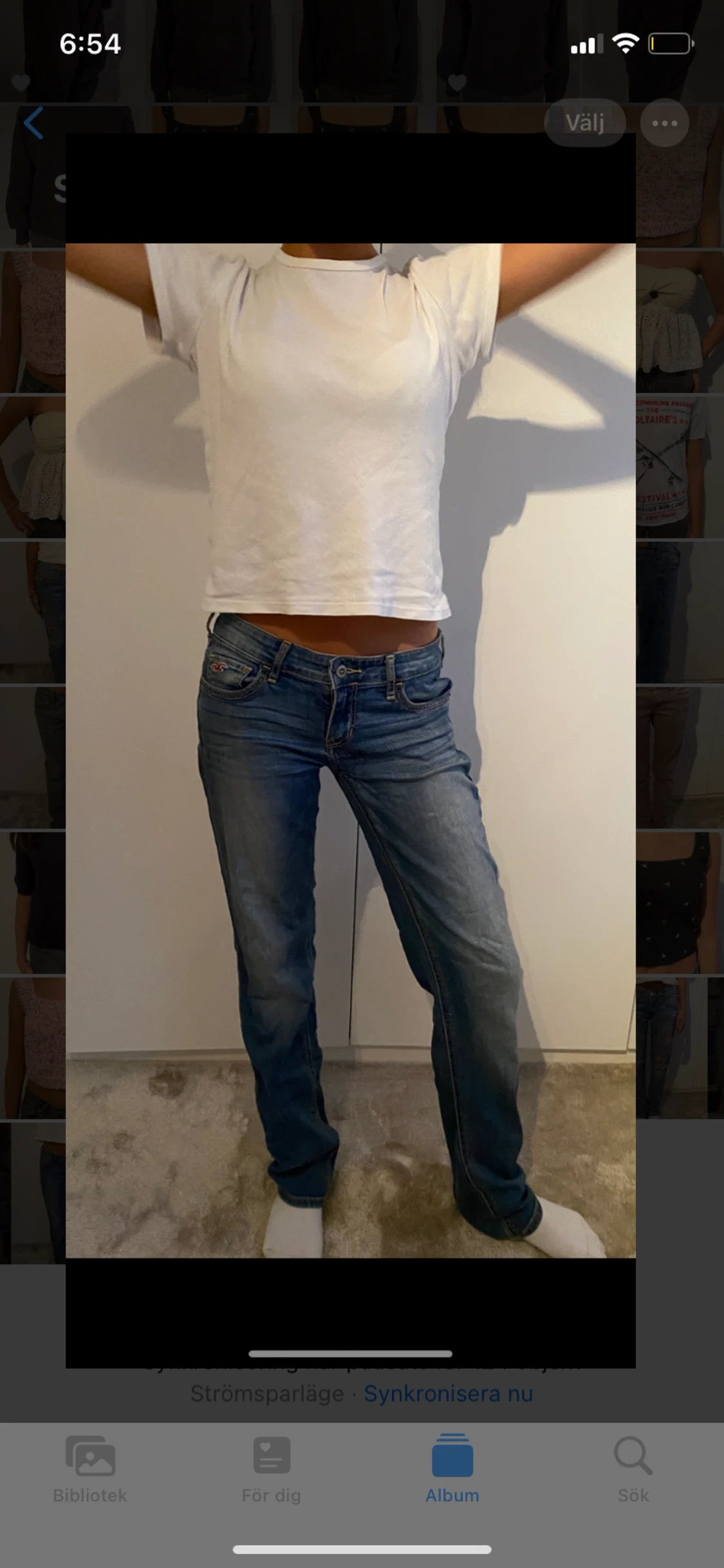 Lågmidjade jeans - 90