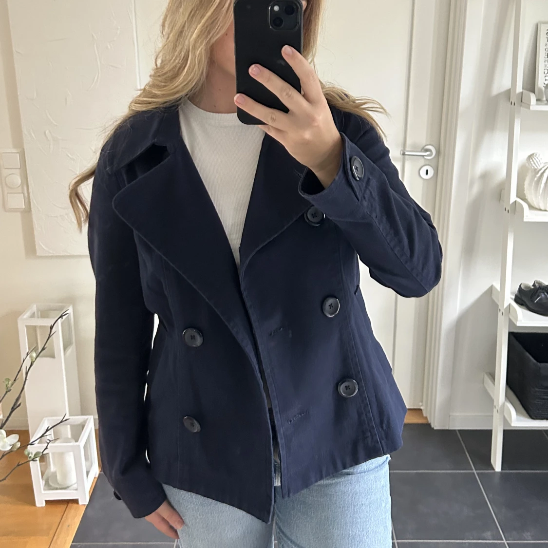 Blå kort kappa - 90