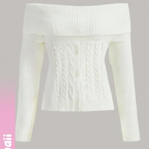 tröja stickad  - shein