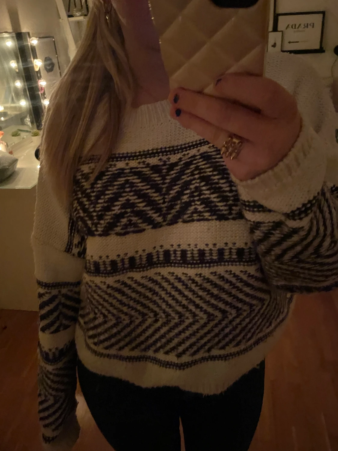 Stickad tröja - 90