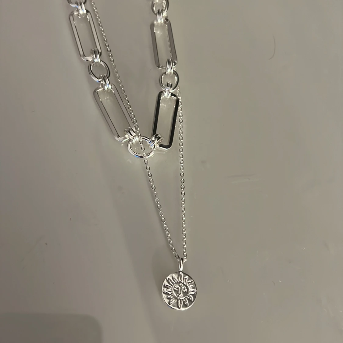 silver halsband  - 90