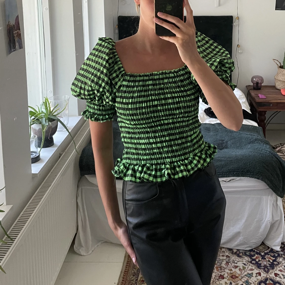 Mönstrad festtopp  - 90