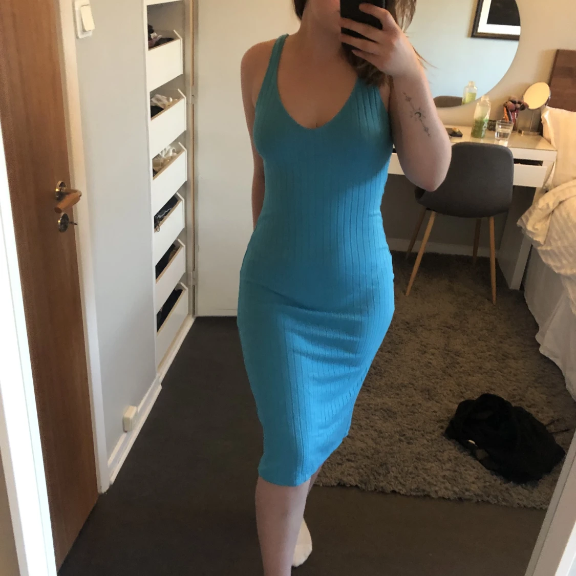 Blå klänning  - 91