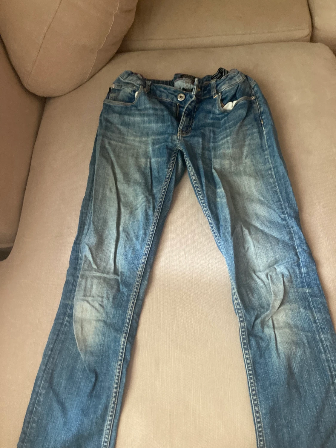 Lågmidjade jeans