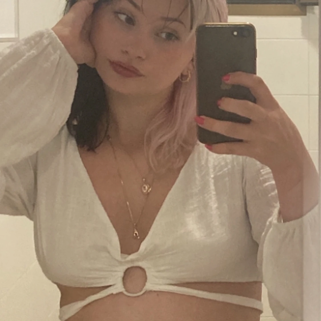 topp i linne från pull&bear