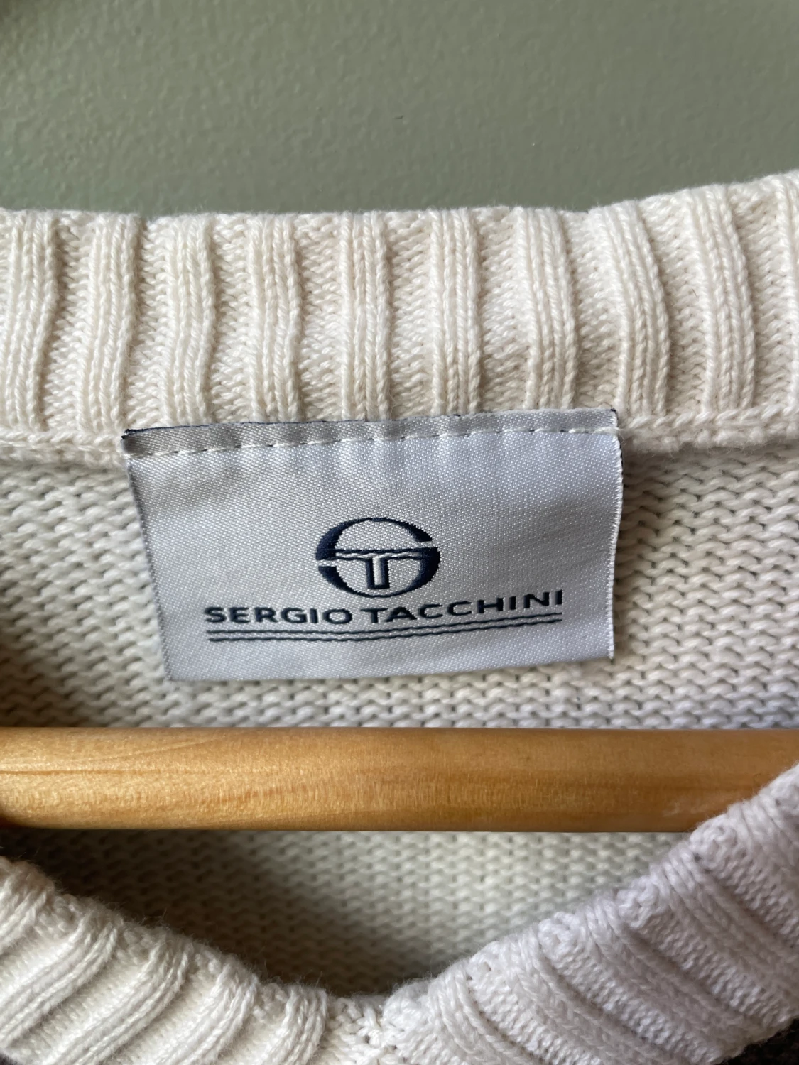 Sergio Tacchini stickad tröja - 90